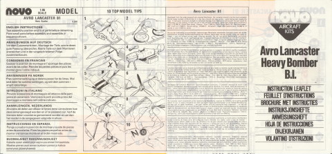 Коробка FROG 359P AVRO Lancaster, IMA, 1959